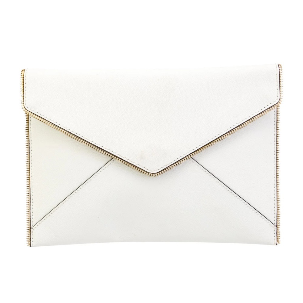Rebecca MinKoff Leather Envelop Clutch Bag
